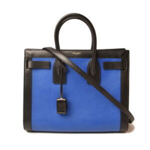 SAINT LAURENT Sac Jour Shoulder Bag Black - Picture 1 of 9